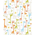 Gift Wrap (24"x100') BABY GIRAFFES